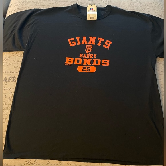 Russell Athletic Shirts Vintage Barry Bonds San Francisco Giants